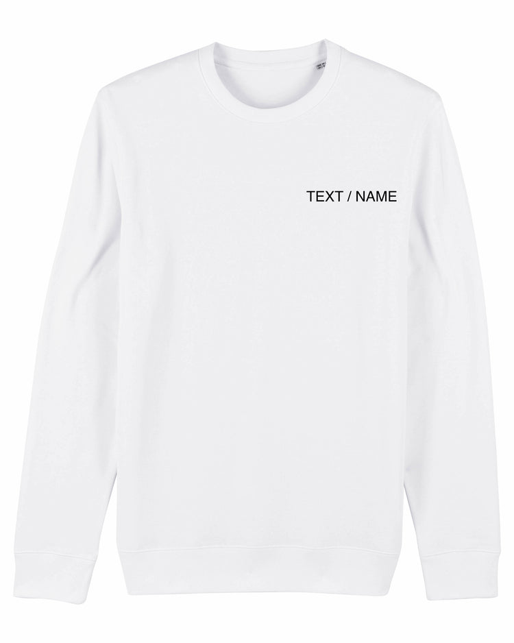 Sweatshirt DESIGN IT YOURSELF weiß / Me-Version (Adults)